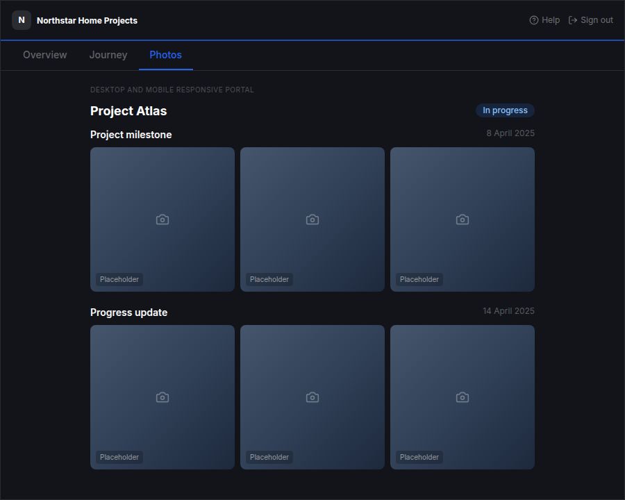 Connect customer photo library with safe placeholders