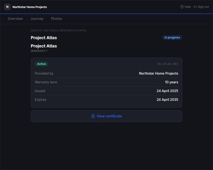 Connect customer warranty using fictional demonstration data