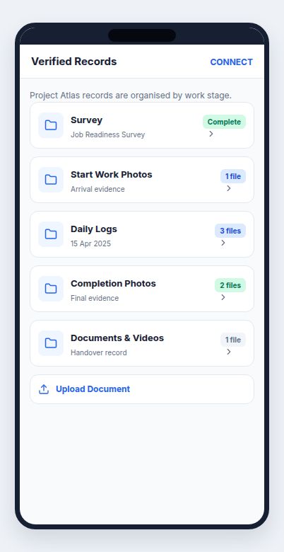 Connect verified records using fictional demonstration data